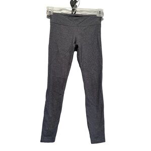 Ivivva Lululemon Pants Youth Girls 12 Gray Leggings Activewear Gym Skinny Ankle